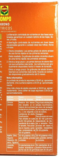 COMPO Abono Cítricos 750g