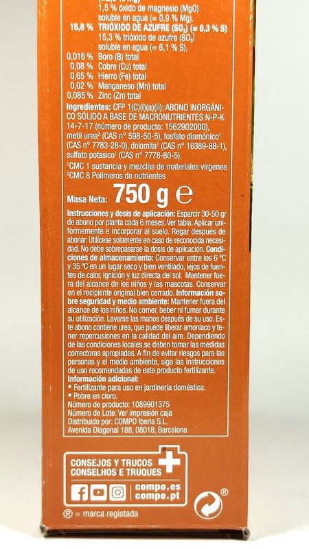 COMPO Abono Cítricos 750g