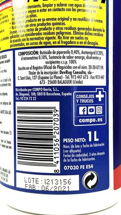 COMPO Barrera Anti-Mosquito Tigre 1L