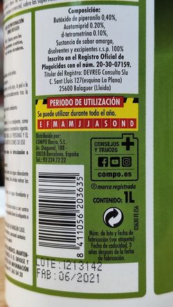 COMPO Barrera Rastreros y Voladores 1L