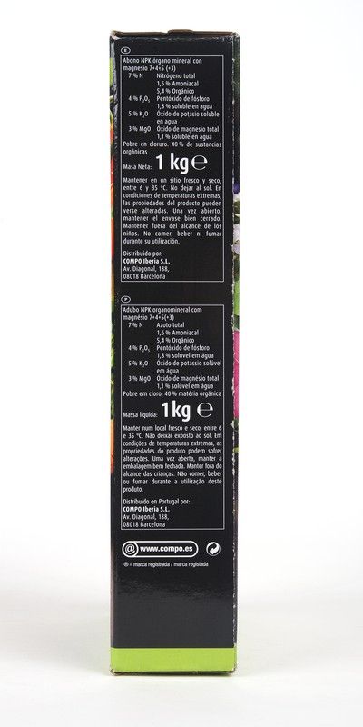 COMPO BIO Abono Huerto y Frutales 1kg  BoraGarden