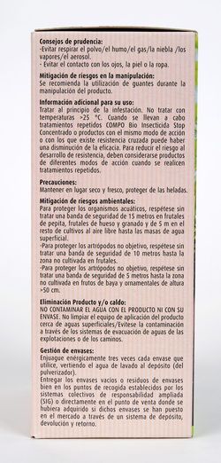 COMPO BIO Insecticida Stop Concentrado 250ml