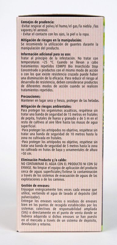 COMPO BIO Insecticida Stop Concentrado 250ml