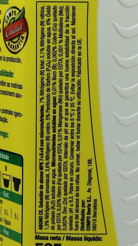 COMPO Fertilizante Universal 500ml