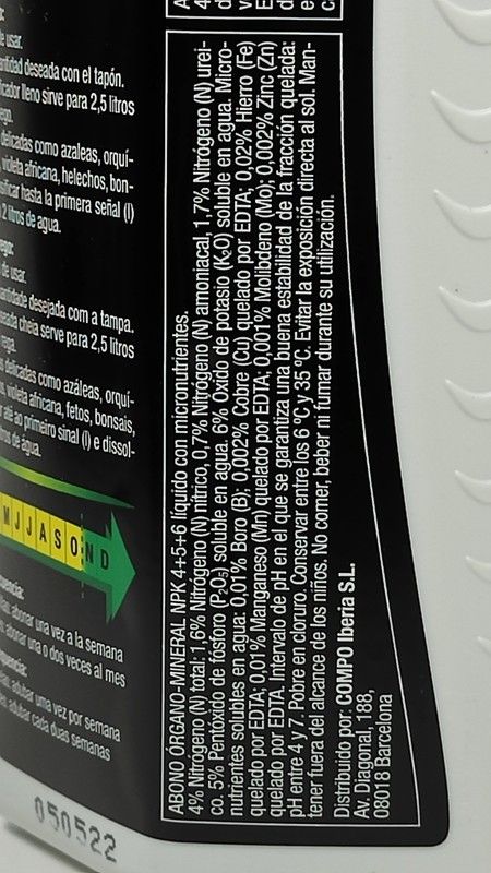 COMPO Guano Fertilizante 500ml