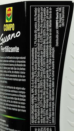 COMPO Guano Fertilizante 500ml