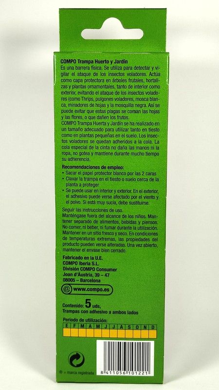 COMPO Trampa Huerto y Jardín 5uds.