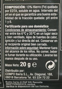 COMPO Turbo Reverdeciente 20g